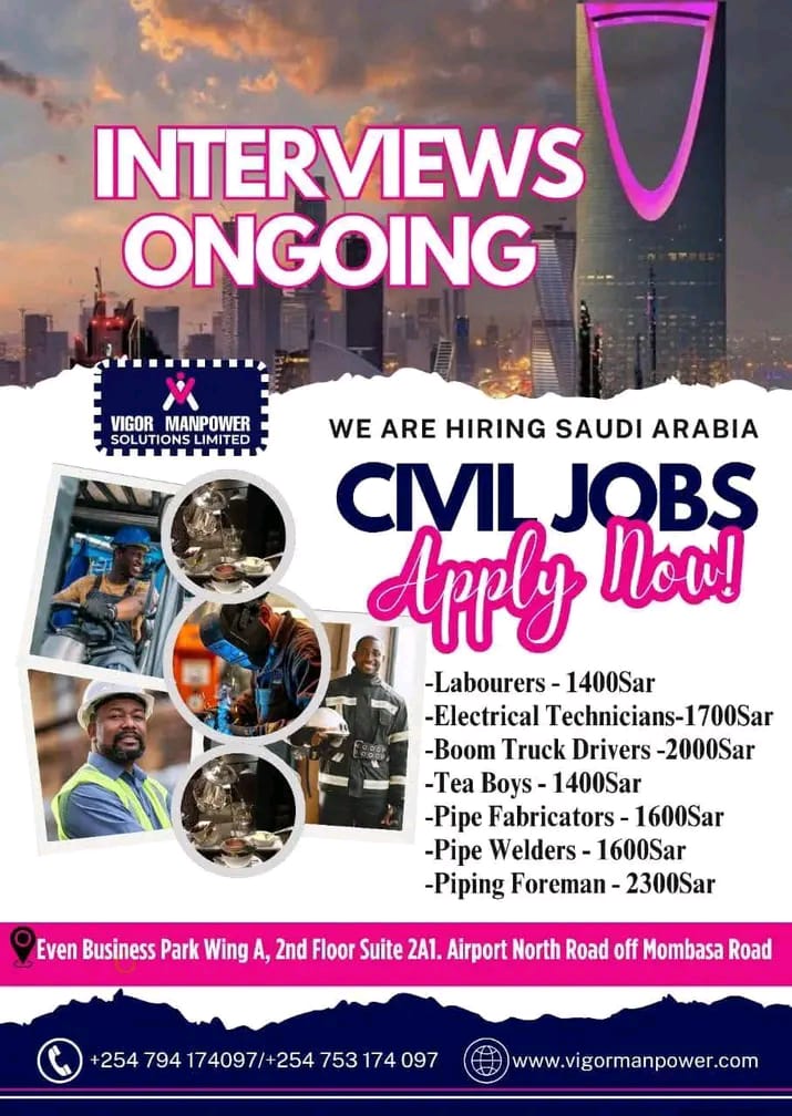 Civil Jobs Saudi Arabia